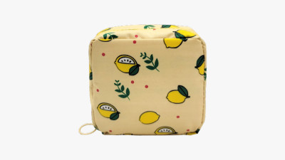 레몬 사각 파우치